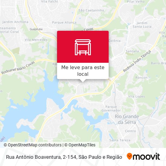 Rua Antônio Boaventura, 2-154 mapa
