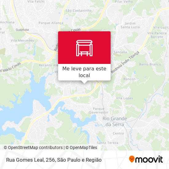 Rua Gomes Leal, 256 mapa