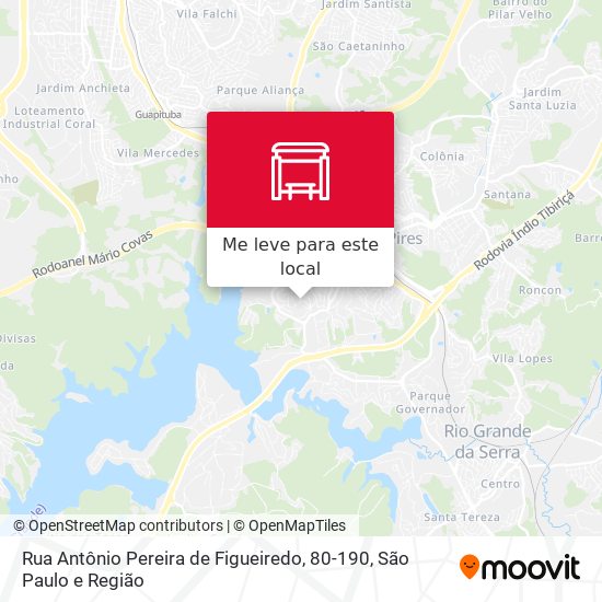 Rua Antônio Pereira de Figueiredo, 80-190 mapa