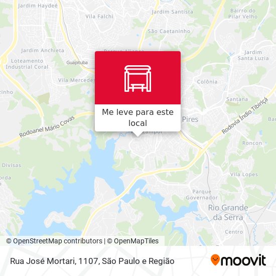 Rua José Mortari, 1107 mapa