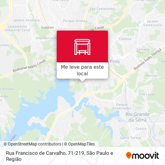 Rua Francisco de Carvalho, 71-219 mapa