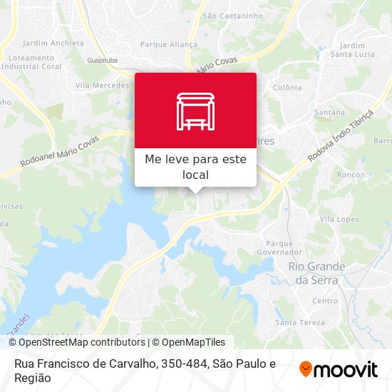 Rua Francisco de Carvalho, 350-484 mapa