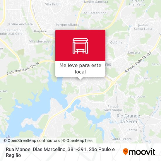 Rua Manoel Dias Marcelino, 381-391 mapa