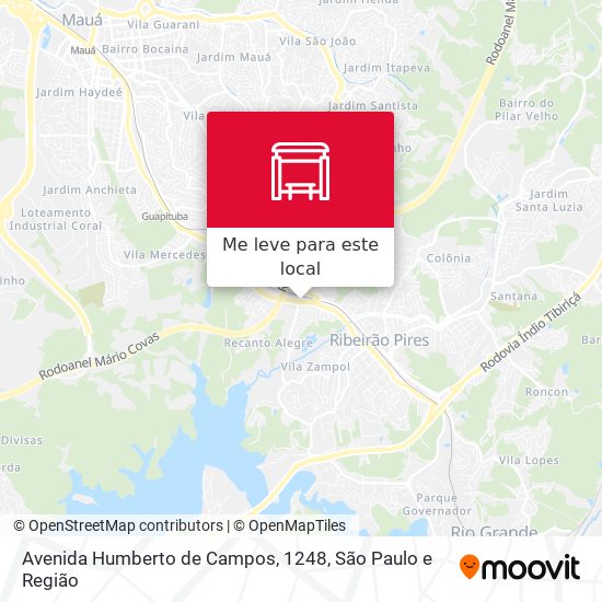 Avenida Humberto de Campos, 1248 mapa