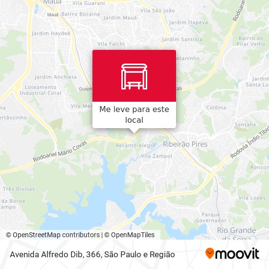 Avenida Alfredo Dib, 366 mapa