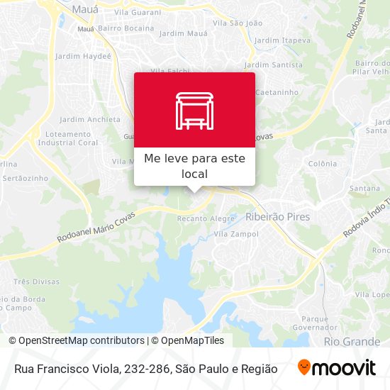 Rua Francisco Viola, 232-286 mapa