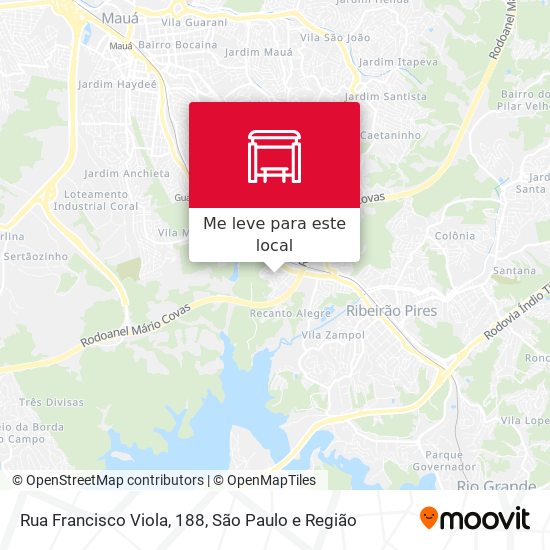 Rua Francisco Viola, 188 mapa
