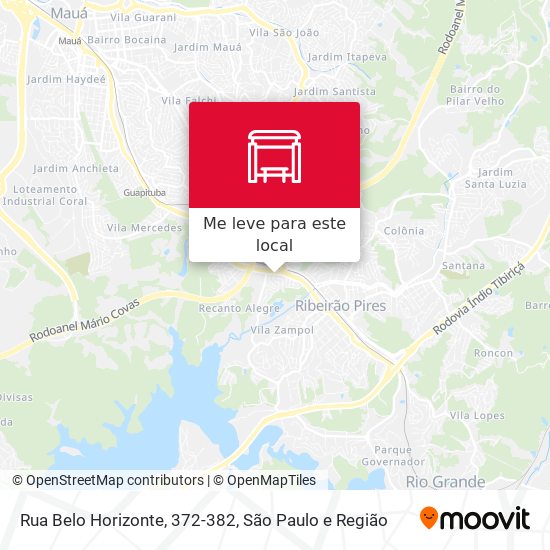 Rua Belo Horizonte, 372-382 mapa