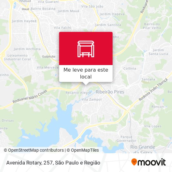 Avenida Rotary, 257 mapa