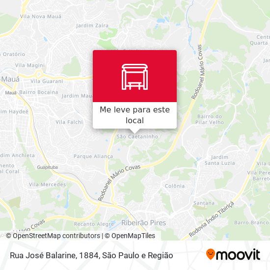 Rua José Balarine, 1884 mapa