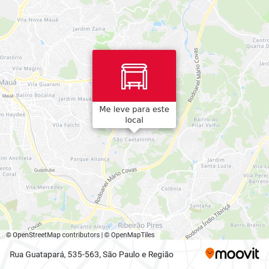 Rua Guatapará, 535-563 mapa