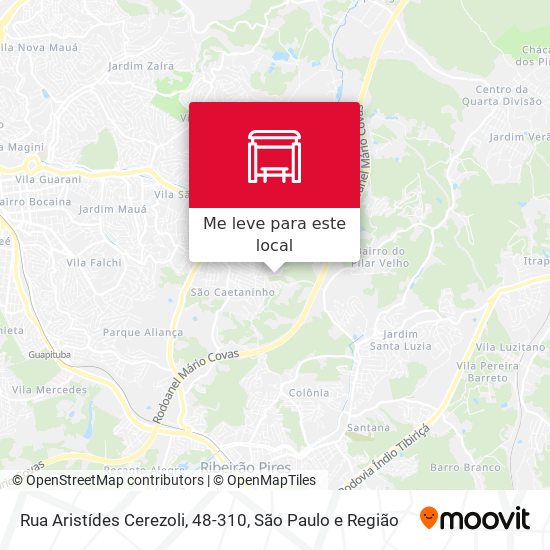 Rua Aristídes Cerezoli, 48-310 mapa