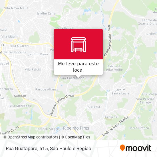 Rua Guatapará, 515 mapa