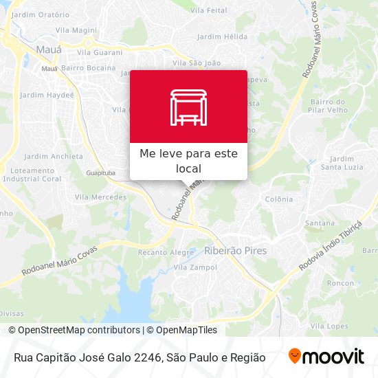 Rua Capitão José Galo 2246 mapa