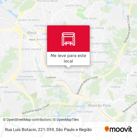 Rua Luís Botacin, 221-359 mapa