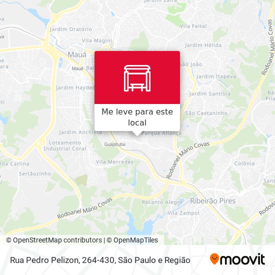 Rua Pedro Pelizon, 264-430 mapa