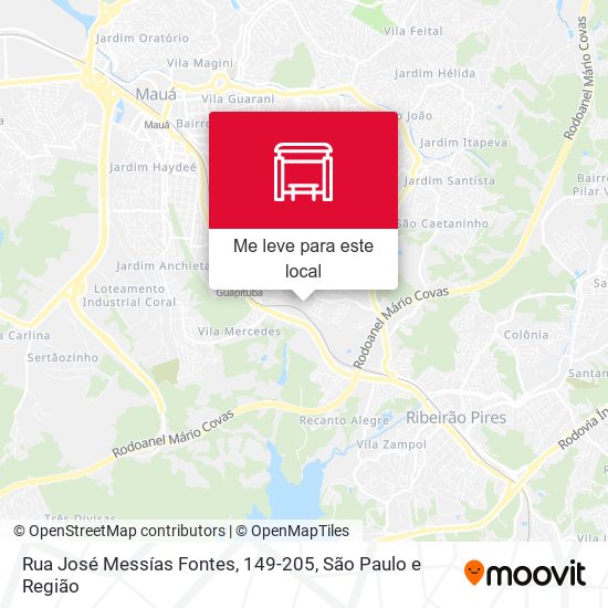 Rua José Messías Fontes, 149-205 mapa