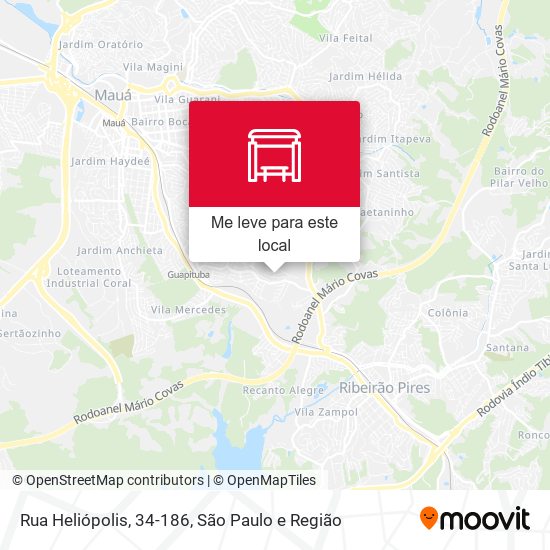 Rua Heliópolis, 34-186 mapa