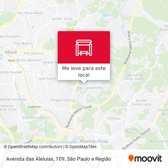 Avenida das Aleluias, 109 mapa