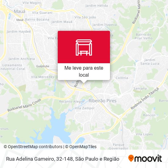 Rua Adelina Gameiro, 32-148 mapa