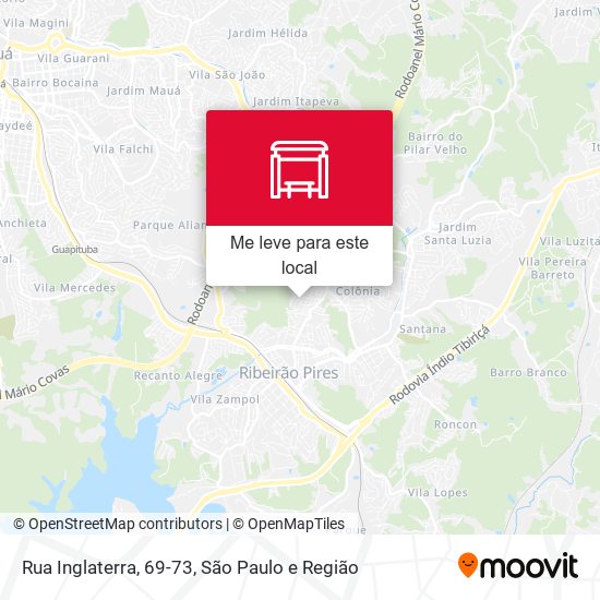 Rua Inglaterra, 69-73 mapa
