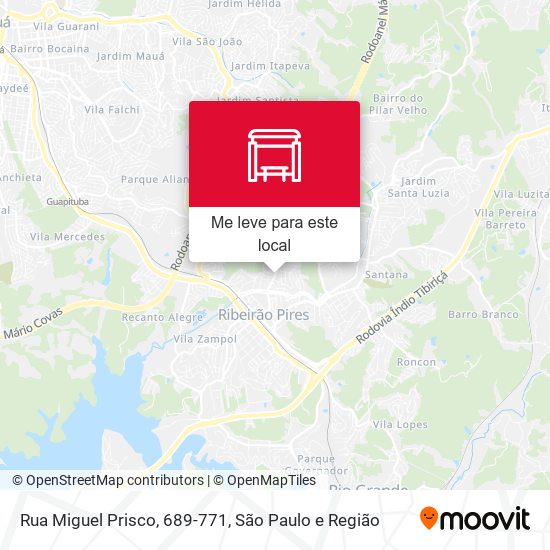Rua Miguel Prisco, 689-771 mapa