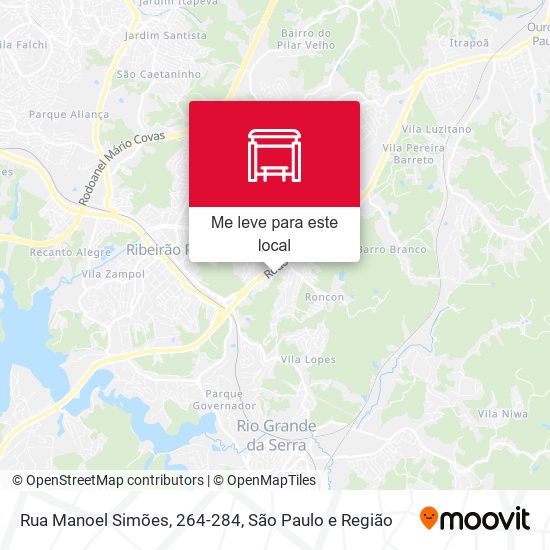 Rua Manoel Simões, 264-284 mapa