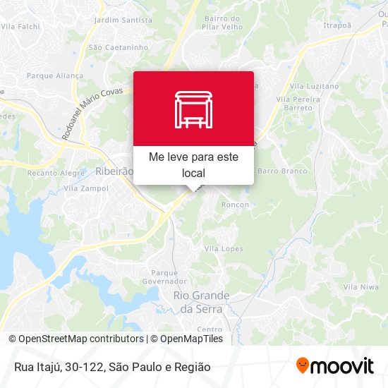 Rua Itajú, 30-122 mapa