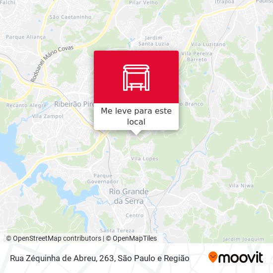Rua Zéquinha de Abreu, 263 mapa