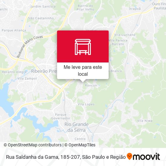 Rua Saldanha da Gama, 185-207 mapa