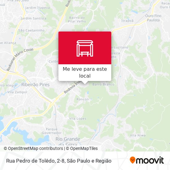 Rua Pedro de Tolêdo, 2-8 mapa