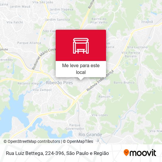 Rua Luiz Bettega, 224-396 mapa