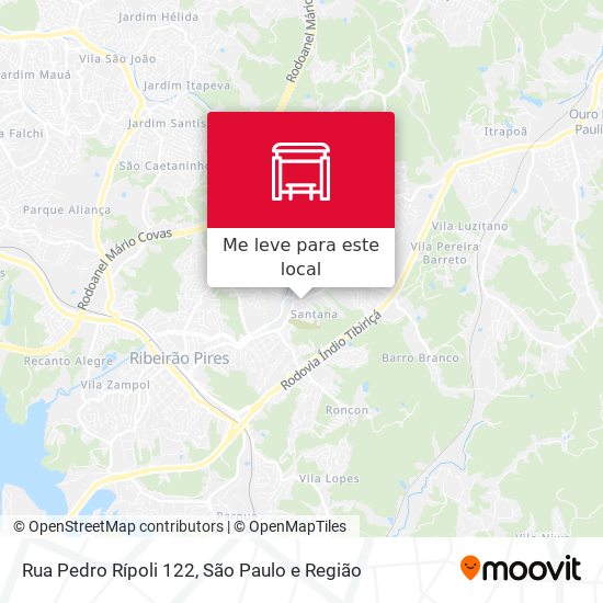 Rua Pedro Rípoli 122 mapa