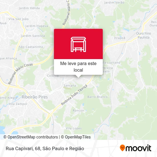 Rua Capivari, 68 mapa