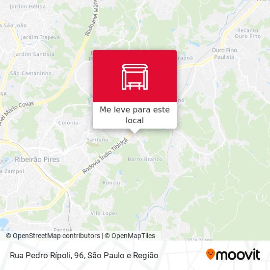 Rua Pedro Rípoli, 96 mapa