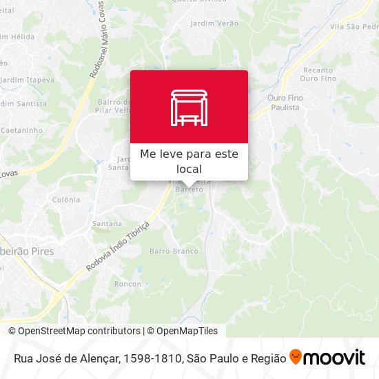 Rua José de Alençar, 1598-1810 mapa