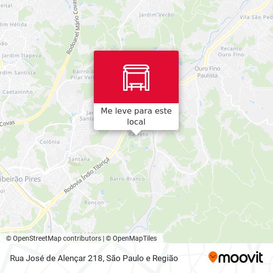 Rua José de Alençar 218 mapa