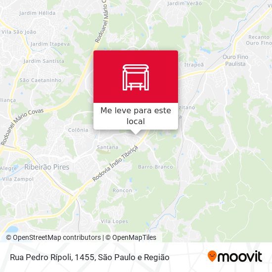 Rua Pedro Rípoli, 1455 mapa