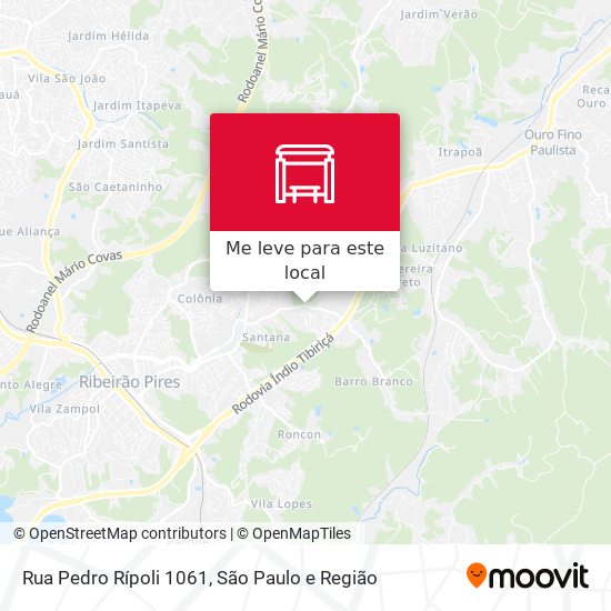Rua Pedro Rípoli 1061 mapa