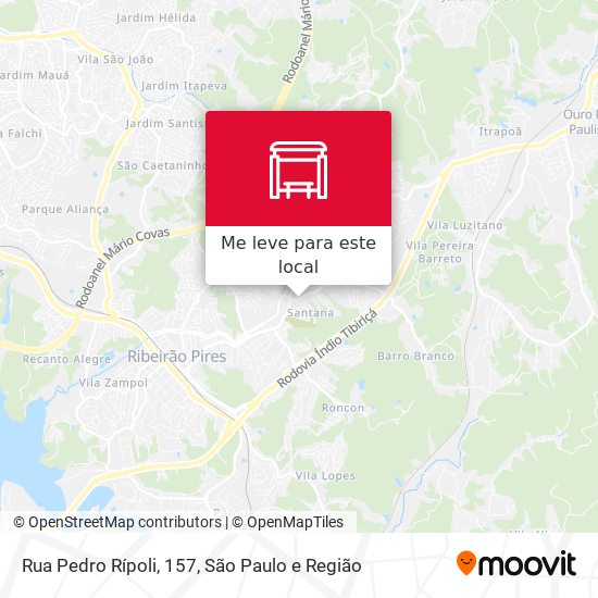 Rua Pedro Rípoli, 157 mapa