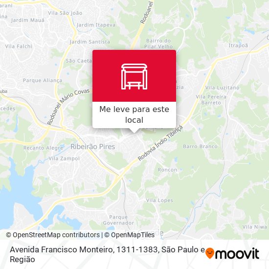 Avenida Francisco Monteiro, 1311-1383 mapa
