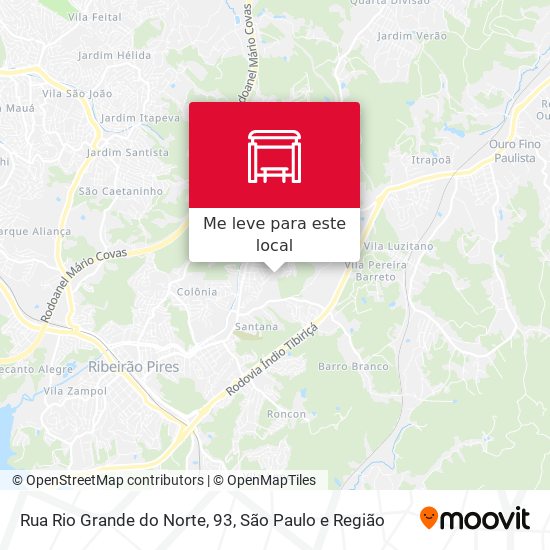 Rua Rio Grande do Norte, 93 mapa