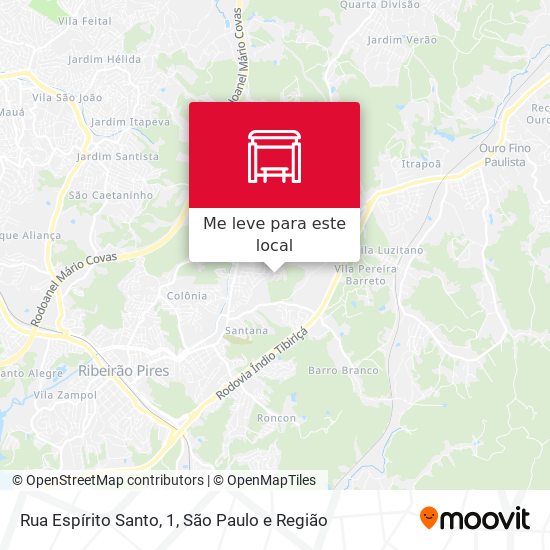 Rua Espírito Santo, 1 mapa