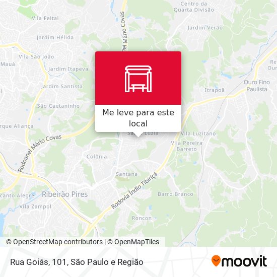 Rua Goiás, 101 mapa