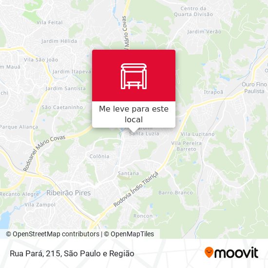 Rua Pará, 215 mapa