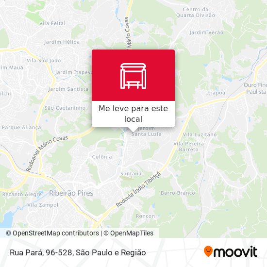Rua Pará, 96-528 mapa