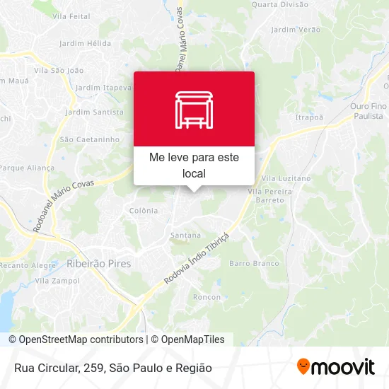 Rua Circular, 259 mapa