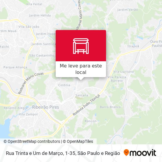 Rua Trinta e Um de Março, 1-35 mapa