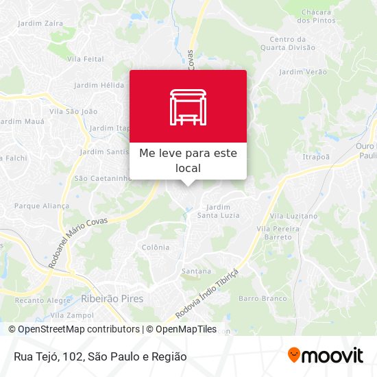 Rua Tejó, 102 mapa