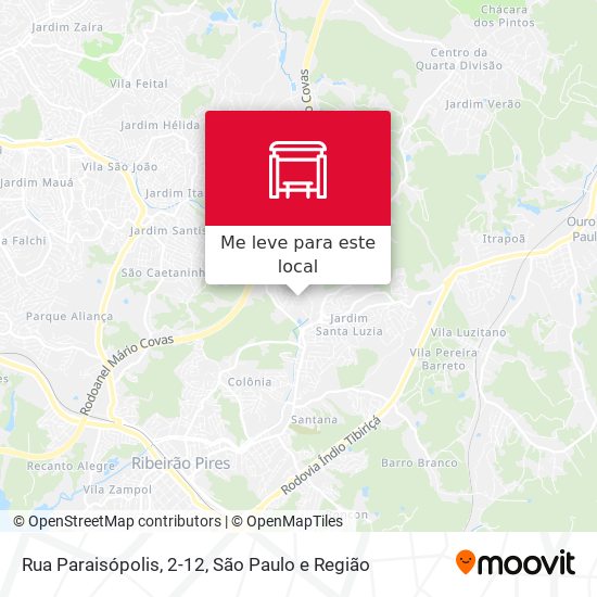 Rua Paraisópolis, 2-12 mapa